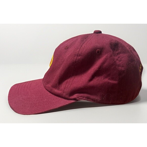 Bel-Air Athletics Burgundy Crest Logo Strapback Hat Cap Adjustable Fresh Prince - Picture 2 of 7